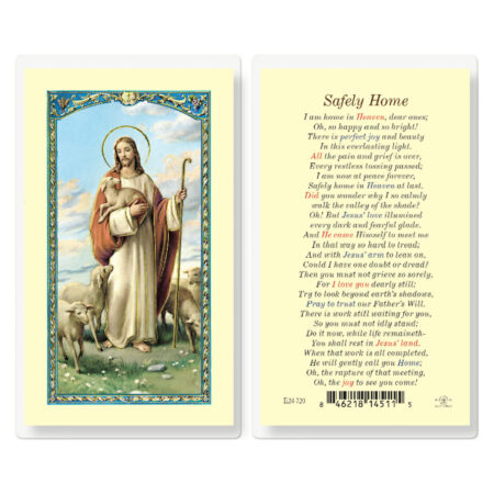 Safely Home Laminated Holy Card - 25 Pack