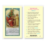 A Husband's Daily Prayer Laminated Holy Card - 25 Pack