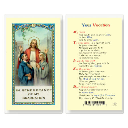 Your Vocation Laminated Holy Card - 25 Pack