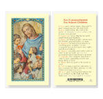 Ten Commandments for School Kids Laminated Holy Card - 25 Pack