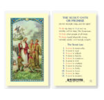 Boy Scout Promise Laminated Holy Card - 25 Pack