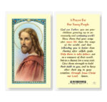 Prayer for Our Young Laminated Holy Card - 25 Pack
