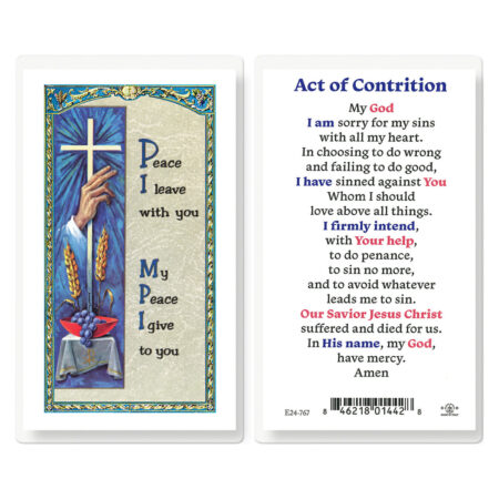 Act of Contrition Laminated Holy Card - 25 Pack