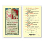Thought for Today Alcoholics Laminated Holy Card - 25 Pack