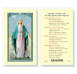 Our Lady of the Miraculous Medal Laminated Holy Card - 25 Pack