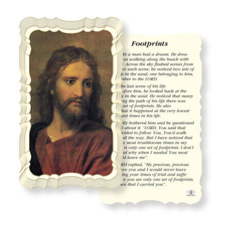 Footprints Holy Card - 50 Pack