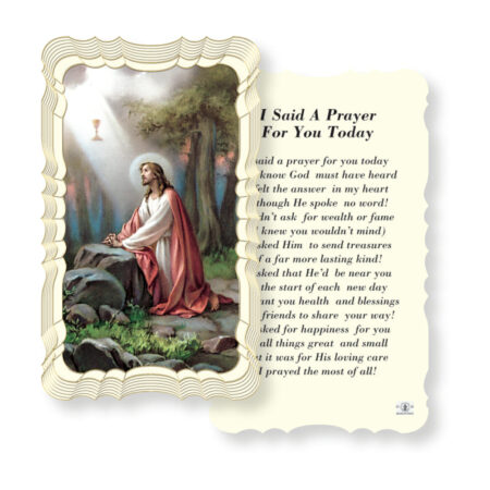 I said a Prayer For You Today Holy Card - 50 Pack