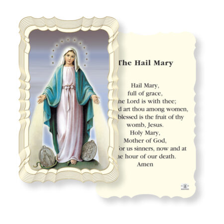 Hail Mary Catholic Holy Card