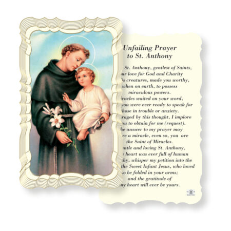 Unfailing Prayer to Saint Anthony Holy Card - 50 Pack