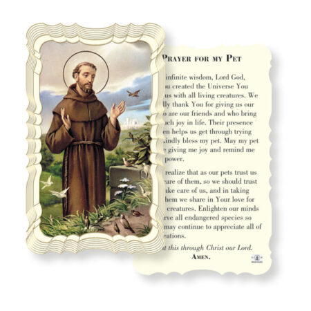 Saint Francis of Assisi Holy Card - 50 Pack