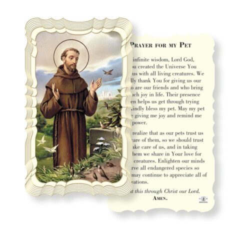 Saint Francis of Assisi Holy Card - 50 Pack