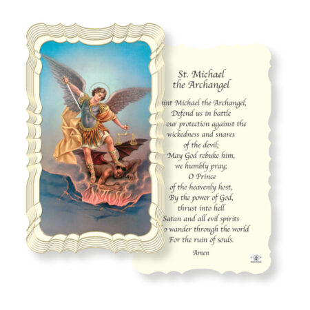 Saint Michael the Archangel Holy Card - 50 Pack