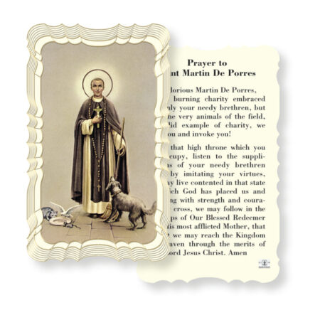 Saint Martin de Porres Holy Card - 50 Pack