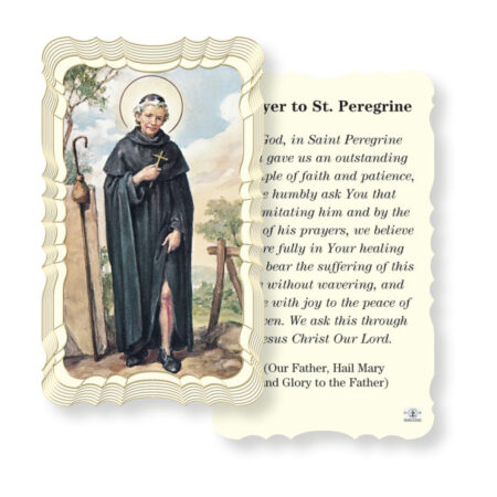 Saint Peregrine Holy Card - 50 Pack