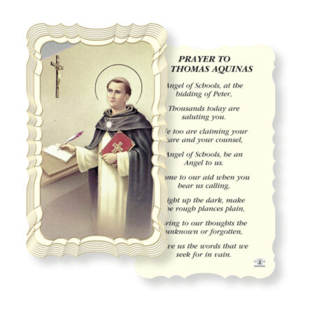Saint Thomas Aquinas Holy Card - 50 Pack