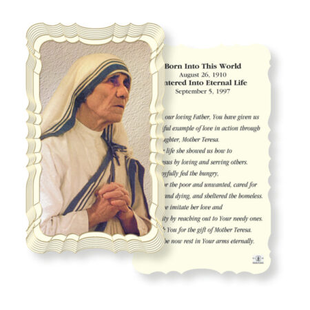 Mother Teresa of Calcutta Holy Card - 50 Pack