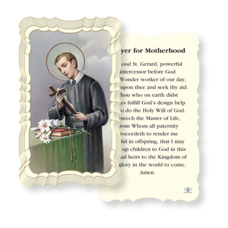 Saint Gerard-Prayer for Motherhood Holy Card - 50 Pack