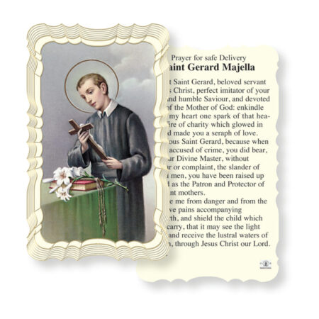 Saint Gerard Majella Holy Card - Prayer for a Safe Delivery - 50 Pack