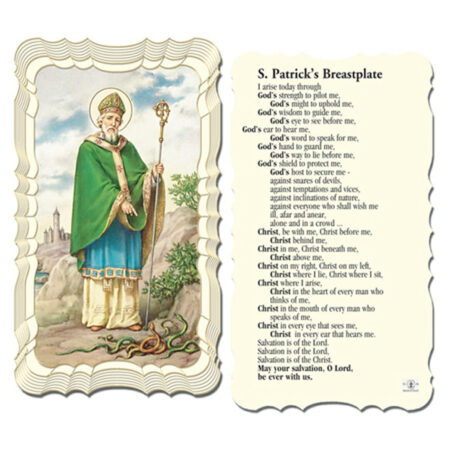 Saint Patrick's Breastplate Holy Card - 50 Pack