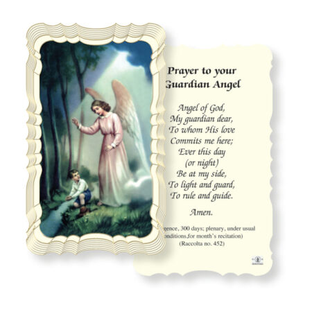 Guardian Angel Holy Card - 50 Pack