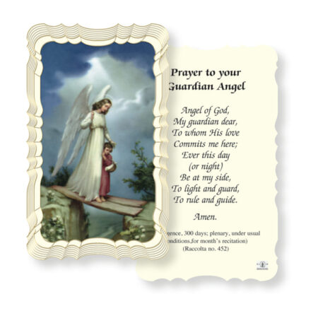 Guardian Angel Holy Card - 50 Pack