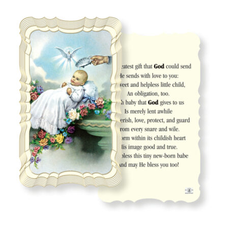 Baptism Holy Card - 50 Pack