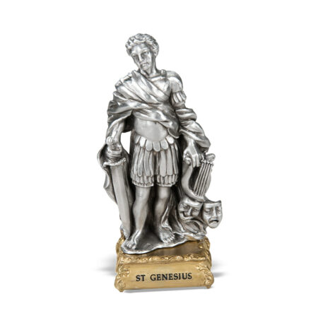 St. Genesius the Actor Pewter Statue