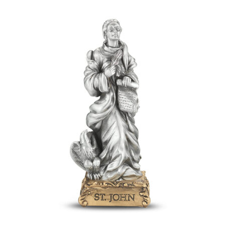 St. John the Evangelist Pewter Statue