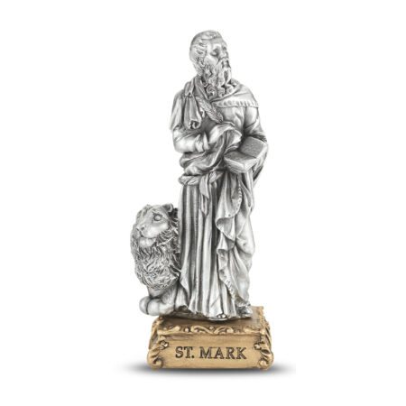 St. Mark the Evangelist Pewter Statue
