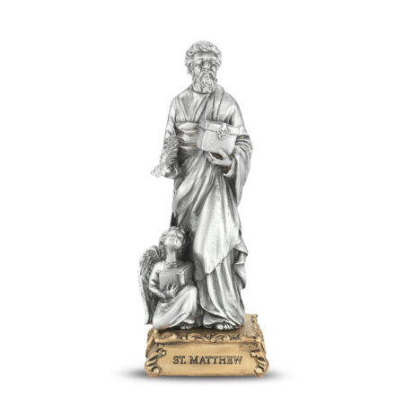 St. Matthew the Apostle Pewter Statue
