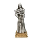 St. Rita of Cascia Pewter Statue