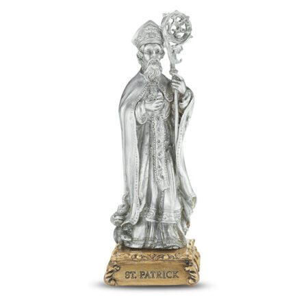St. Patrick of Ireland Pewter Statue