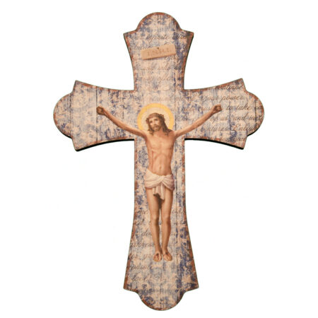 Wood Crucifix, 10"