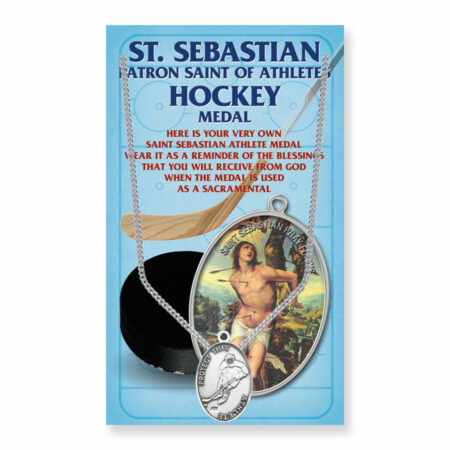 Saint Sebastian Men's Oval Hockey Medal