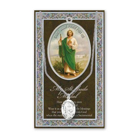 Saint Jude Biography Pamphlet and Patron Saint Medal