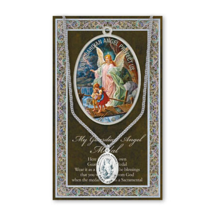 Guardian Angel Biography Pamphlet and Patron Saint Medal