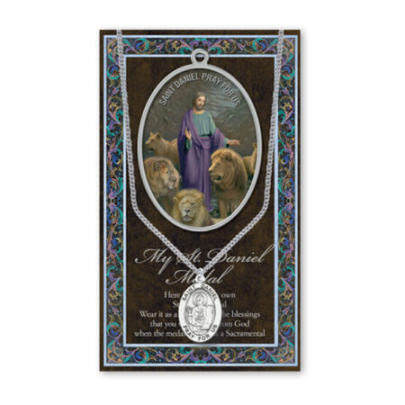 Saint Daniel Biography Pamphlet and Patron Saint Medal