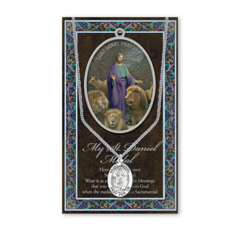 Saint Daniel Biography Pamphlet and Patron Saint Medal