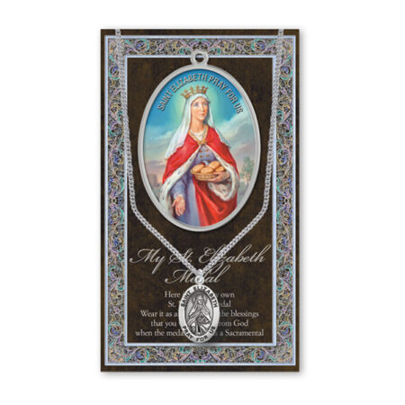 Saint Elizabeth Biography Pamphlet and Patron Saint Medal