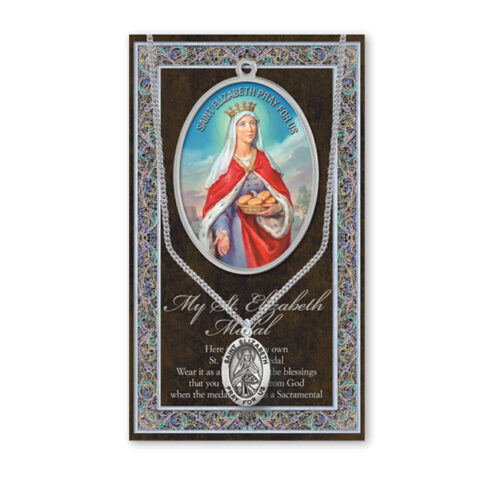 Saint Elizabeth Biography Pamphlet and Patron Saint Medal