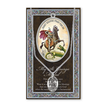 Saint George Biography Pamphlet and Patron Saint Medal
