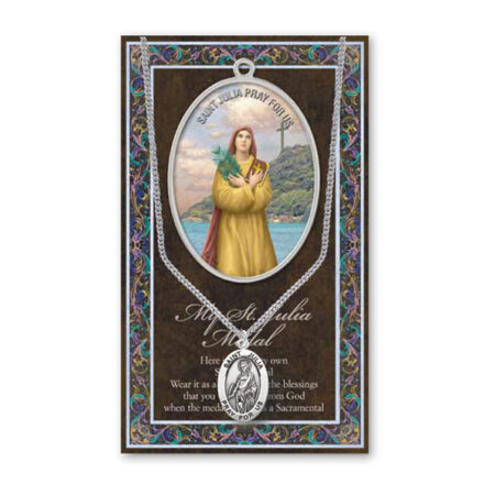 Saint Julia Biography Pamphlet and Patron Saint Medal