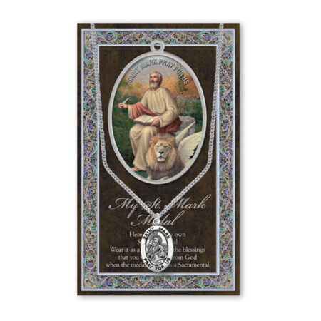 Saint Mark Biography Pamphlet and Patron Saint Medal