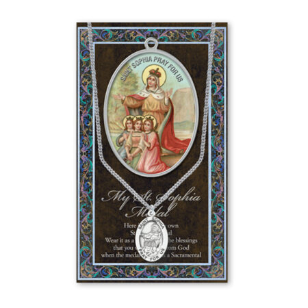 Saint Sophia Biography Pamphlet and Patron Saint Medal