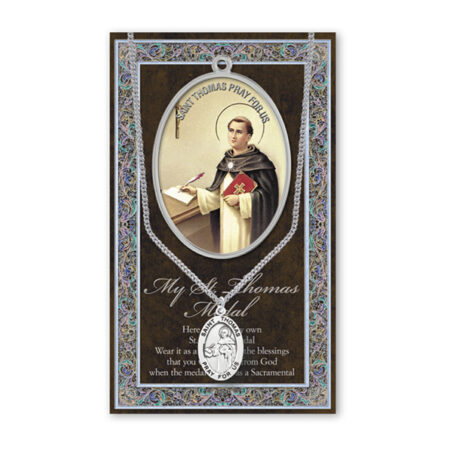 Saint Thomas Biography Pamphlet and Patron Saint Medal