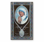 Saint Teresa of Calcutta Biography Pamphlet and Patron Saint Medal