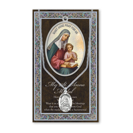Saint Anne Biography Pamphlet and Patron Saint Medal