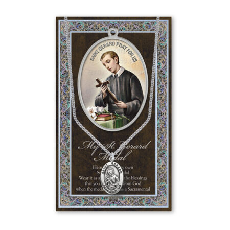 Saint Gerard Biography Pamphlet and Patron Saint Medal