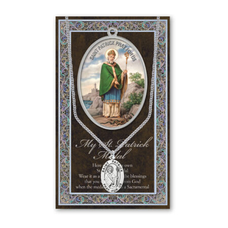 Saint Patrick Biography Pamphlet and Patron Saint Medal