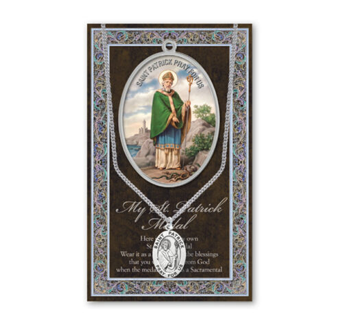 Saint Patrick Biography Pamphlet and Patron Saint Medal